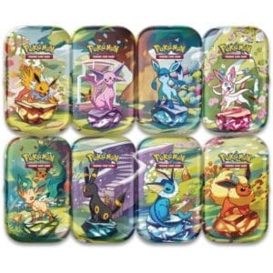 Rip 'n Ship Prismatic Evolutions Mini Tin