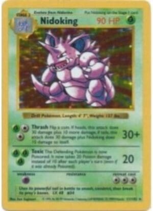 Nidoking HOLO SHADOWLESS