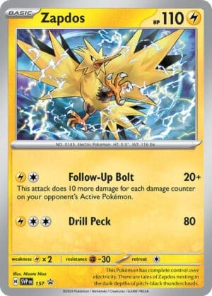 Zapdos Cosmo Holo