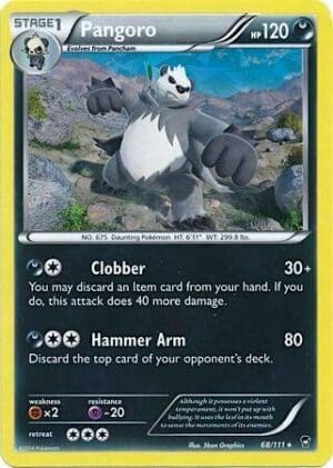 Pangoro Cracked Ice Holo LP
