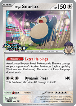 Hop's Snorlax (Prerelease)