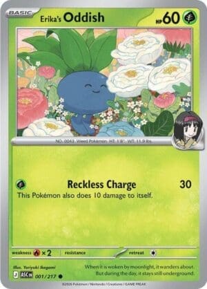 Erika's Oddish (Ball Pattern)