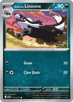 Galarian Linoone