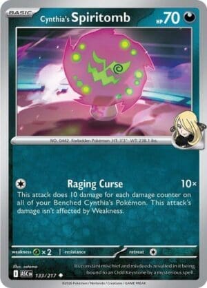 Cynthia's Spiritomb (Energy Pattern)