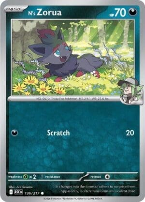 N's Zorua (Energy Pattern)